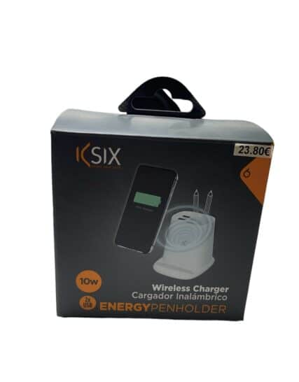 KSIX cargador inalambrico 10w 2*USB