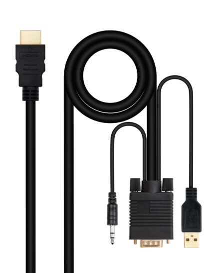 Adaptador HDMI a SVGA+Audio Nanocable