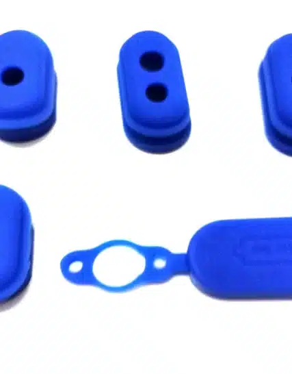 Juego Completo Tapones de Silicona para Xiaomi M365 y Pro azul