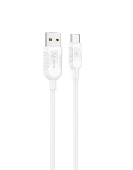 Cable Athens USB a C 3A 18W 2m Blanco