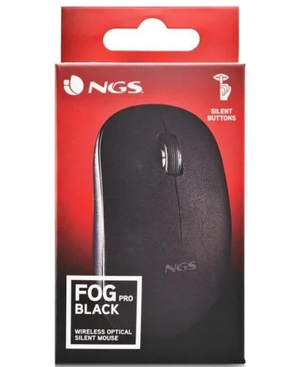 Raton NGS FOG PRO 1000DPI inalambrico negro