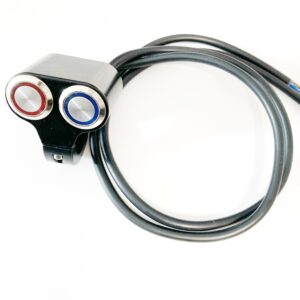 Botonera 01 Interruptor y 01 pulsador con luces