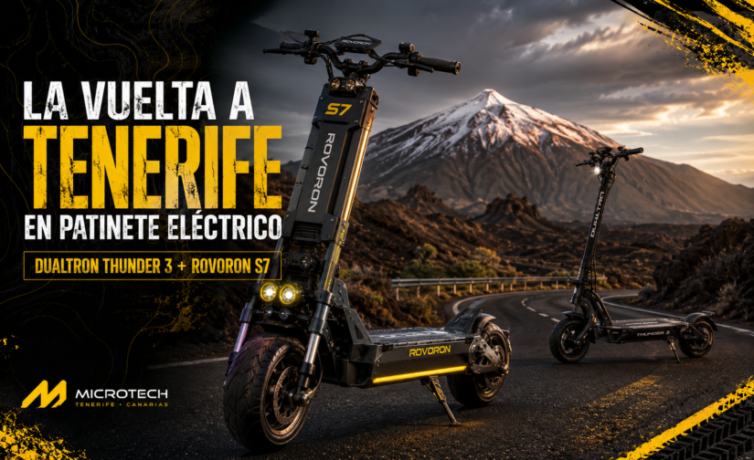 Vuelta a Tenerife en patinete: Dualtron Thunder 3 y Rovoron S7